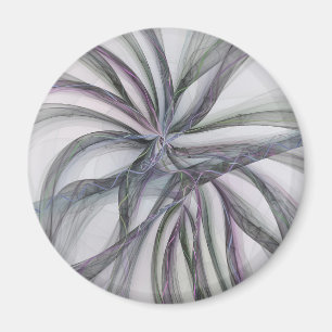 Filigree Motions Modern Abstract Swinging Fractal Magnet