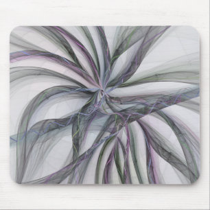 Filigree Motions Modern Abstract Swinging Fractal Mouse Mat