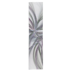 Filigree Motions Modern Abstract Swinging Fractal Short Table Runner
