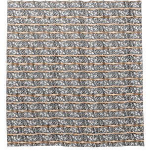 Filigree Pattern Shower Curtain