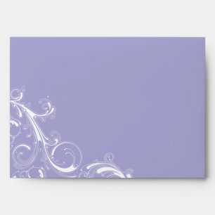 Filigree Swirl Lavender 5x7 A7 Envelopes