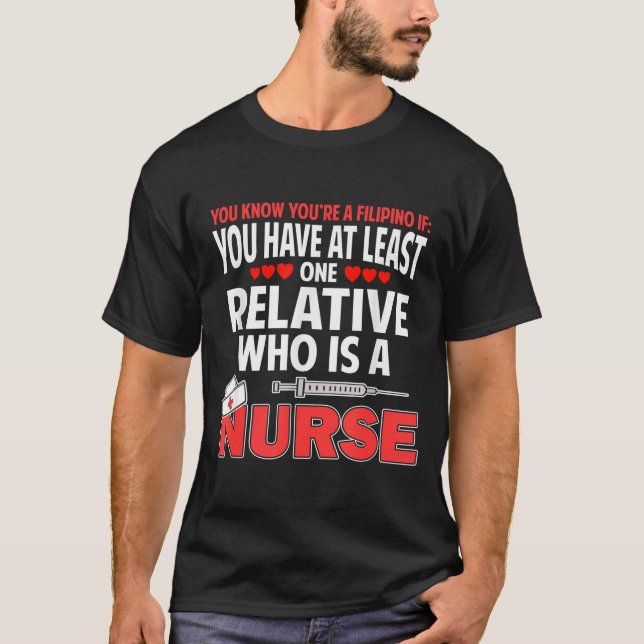 Filino Nurse Funny Saying Philipnes Noy Men Women  T-Shirt (Front)