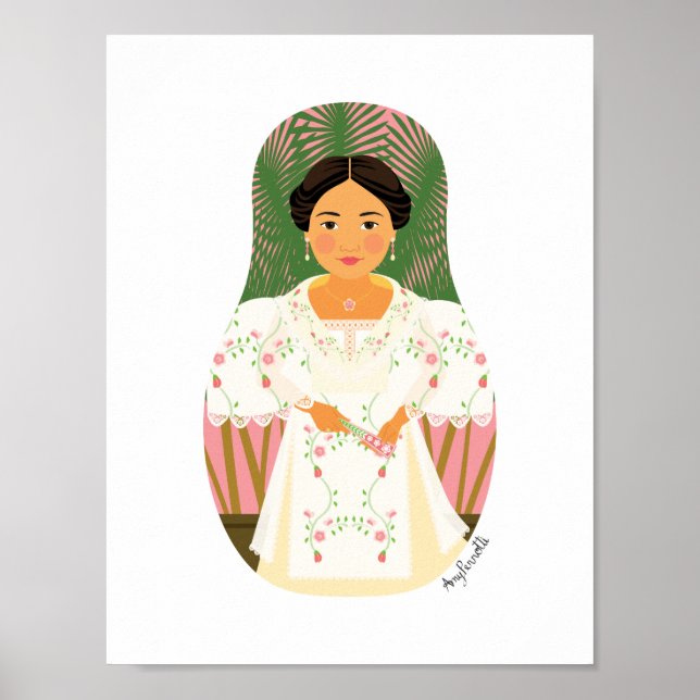 Filipina Matryoshka Poster (Front)