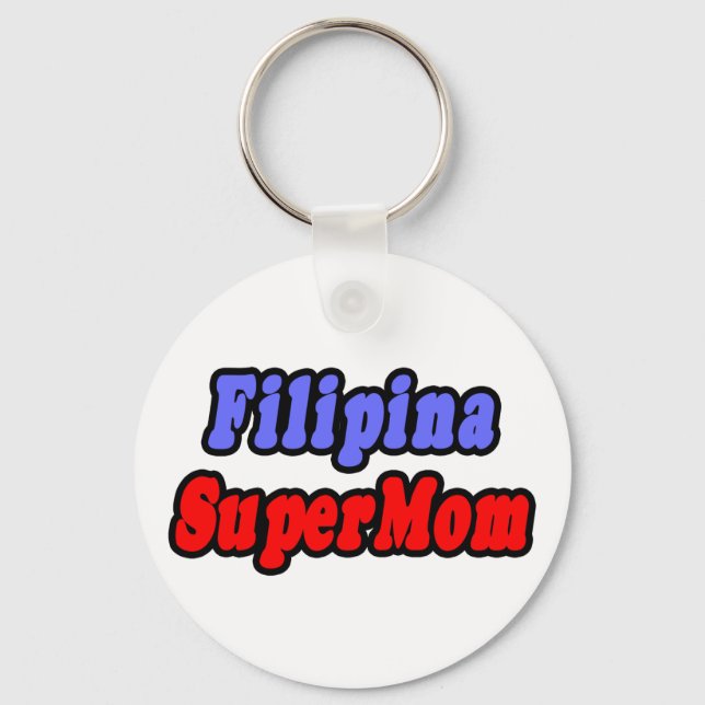 Filipina SuperMom Key Ring (Front)