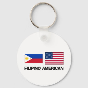 Filipino American Key Ring