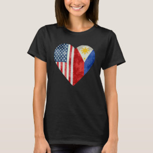 Filipino American Philippines Flag American Filipi T-Shirt