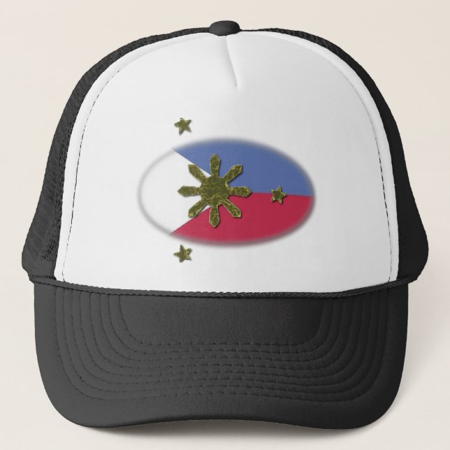Filipino and Proud Trucker Hat (Front)