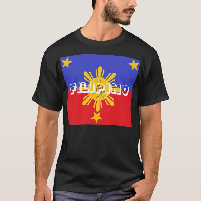 Filipino Basic Dark Shirt (Front)
