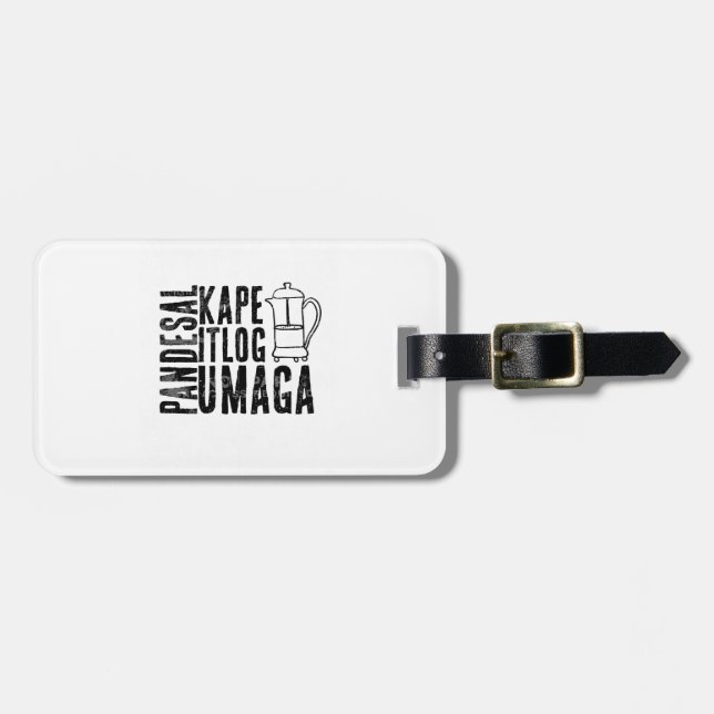 Filipino Breakfast Almusal Essential Series Luggage Tag (Front Horizontal)