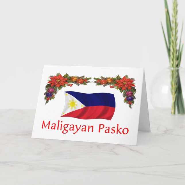 Filipino Christmas Holiday Card (Front)