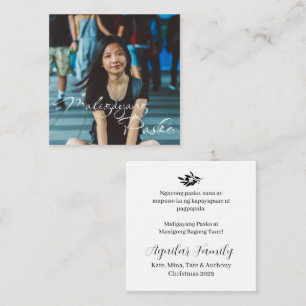 Filipino Christmas Maligayang Pasko Card