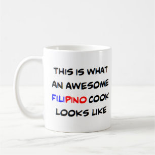 filipino cook, awesome coffee mug