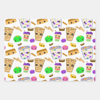 Filipino Desserts Wrapping Paper Sheet