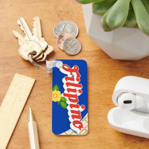 Filipino + Fabulous Double-Sided  Key Ring