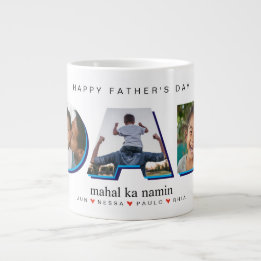 Filipino Father's Day Gift Mahal Ka Namin Large Coffee Mug