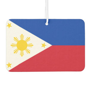 Filipino flag car air freshener