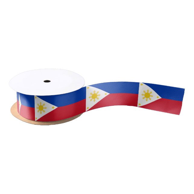 Filipino flag ribbon satin ribbon (Spool)