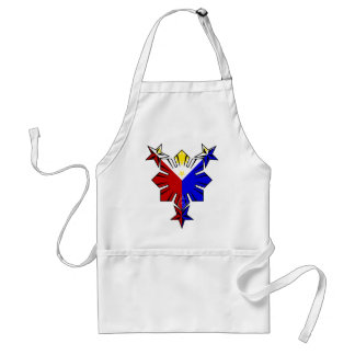 Filipino Flag Sun and Stars Apron