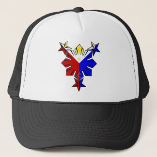 Filipino Flag Sun and Stars Hat