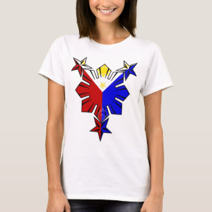 Filipino Flag Sun and Stars Shirt