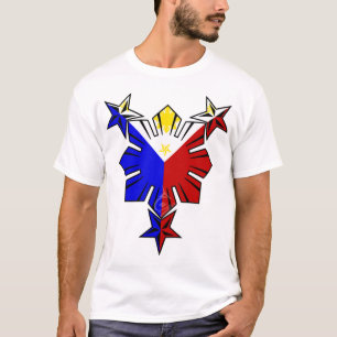 Filipino Flag Sun and Stars T-Shirt