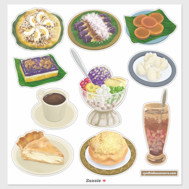 Filipino Food / Pinoy Snacks and Desserts (Sheet)