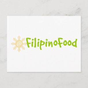 Filipino Food Postcard