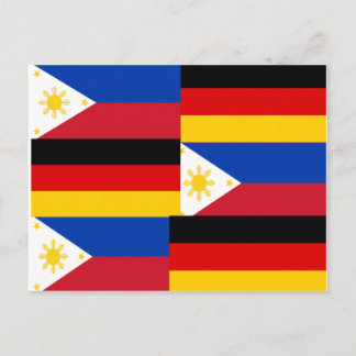 FILIPINO-GERMAN POSTCARD