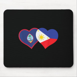 Filipino Guam Heart Pinoy Chamorro Philippines Gua Mouse Mat