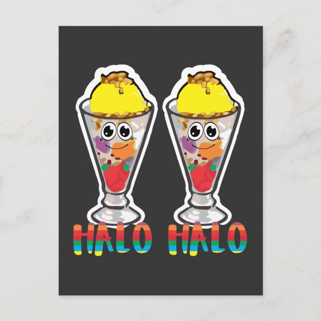 Filipino Halo-Halo Ice Cream Dessert Lover Postcard (Front)