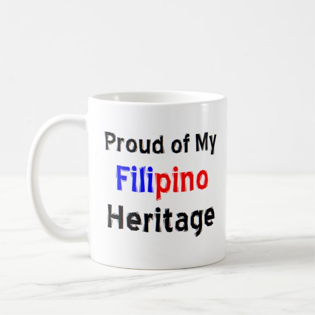 filipino heritage coffee mug (Left)