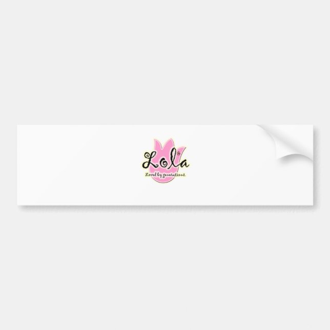 Filipino Lola Mother's Day Gift Bumper Sticker (Front)