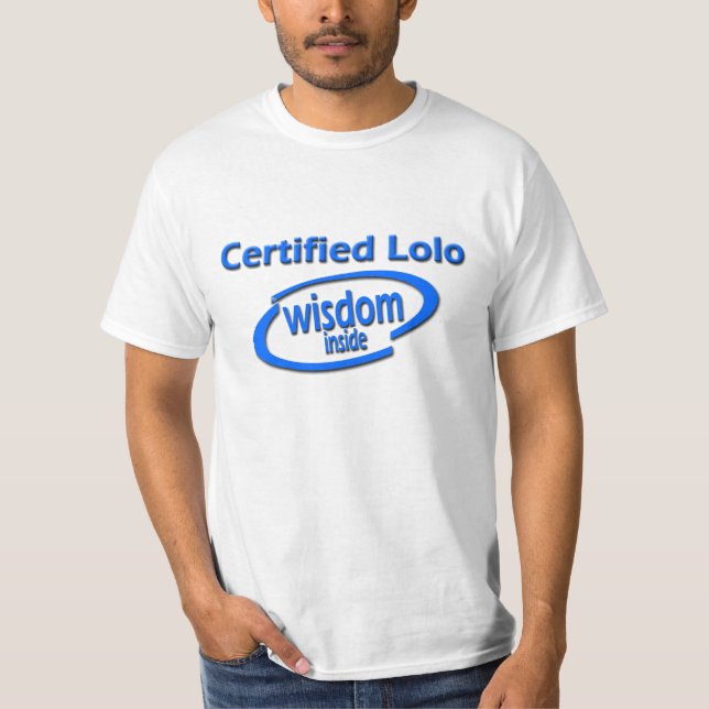 Filipino Lolo Gift - Wisdom Inside T-Shirt (Front)