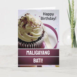 Filipino Maligayang Bati Philippines Birthday Card