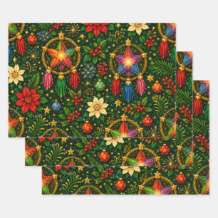 Filipino Parol Christmas Wrapping Sheets