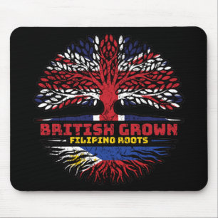 Filipino Philippines Uk United Kingdom British Mouse Mat