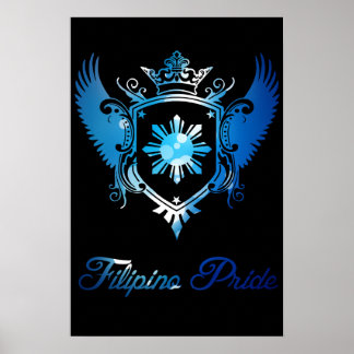Filipino Pride Crest Poster