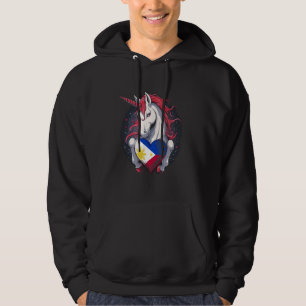 Filipino Pride Pinoy Roots Heart Philippines Flag Hoodie