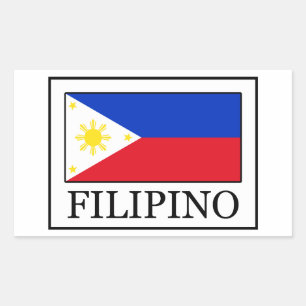 Filipino Rectangular Sticker