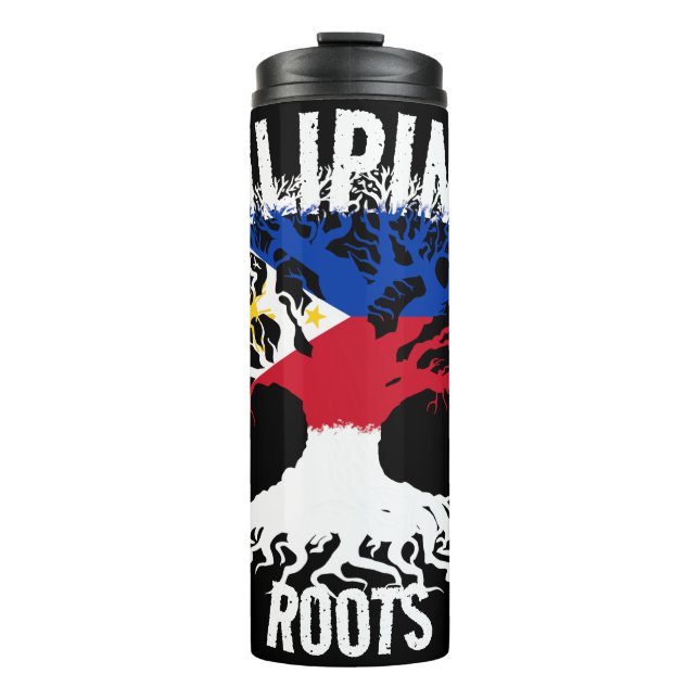 FILIPINO ROOTS THERMAL TUMBLER (Front)