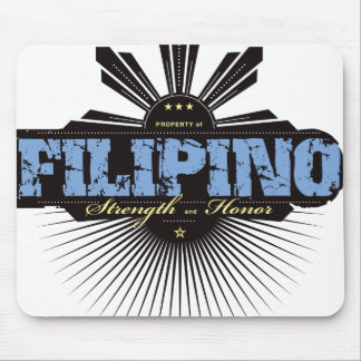 Filipino Strength and Ho  - Blue Mouse Mat