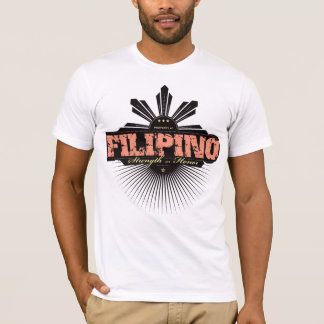 Filipino Strength and Ho - Red T-Shirt