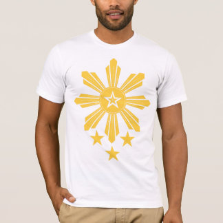 Filipino Sun and Stars - Yellow T-Shirt