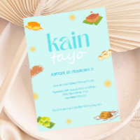 Filipino Theme Birthday Invitation Pinoy Party