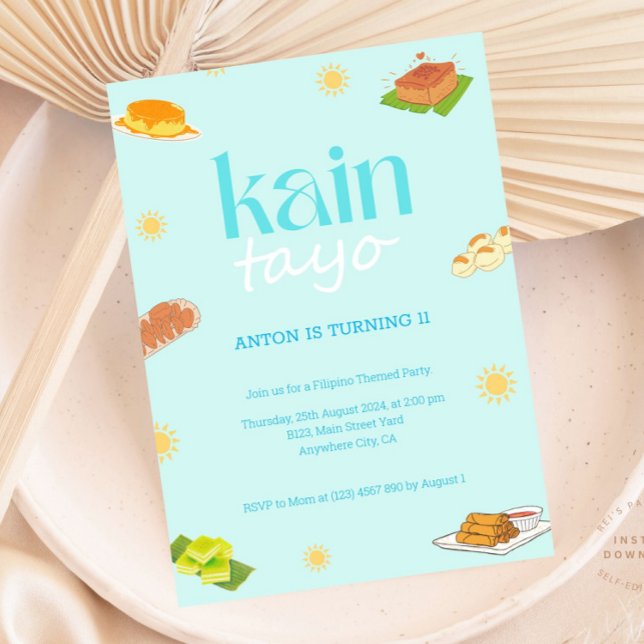 Filipino Theme Birthday Invitation Pinoy Party (Creator Uploaded)