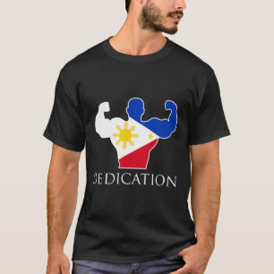 Filipino Weightlifting Philippines Flag Bodybuilde T-Shirt