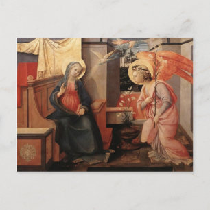 Filippo Lippi- Annunciation Postcard