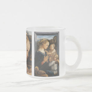 Filippo Lippi,Madonna with the Child and twoAngels Frosted Glass Coffee Mug
