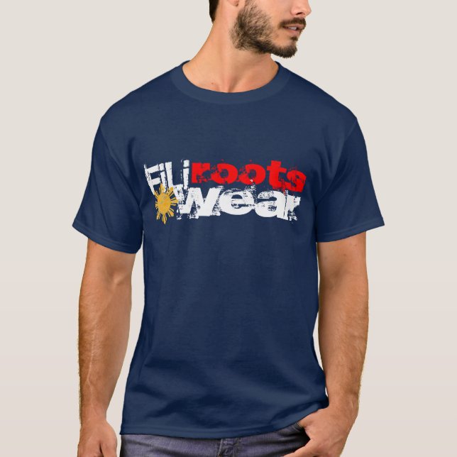 filirootswear navy T-Shirt (Front)