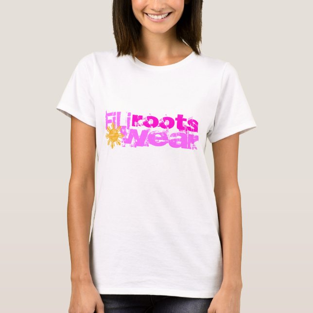 filirootswear pinky ladies T-Shirt (Front)